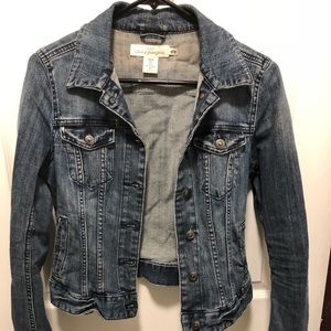 Dark wash denim jacket